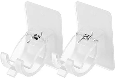 MUSISALY 2satz Gardinenstangenhalterung Ohne Bohren Verstellbarer Stangenhalter Für Gardinen Selbstklebend Für Wandmontage Passend Für Badezimmer Küche Und Schlafzimmer