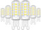 SCNNC bombilla led g9 5w luz fria 6000K 220V 450LM Equivalente a Halógeno de 50W, No Regulable, Ángulo de Luz de 360°, Bombillas G9 LED para Lámpara de Cristal Araña Dormitorio Salón, 6 Piezas