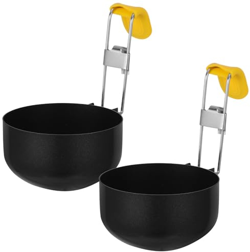 VINTORKY 2pièces Moules Œufs Acier Inoxydable Poêleur Multifonction Pour Cuisson Rapide Au Et Repas Cuisson Vapeur Uniforme