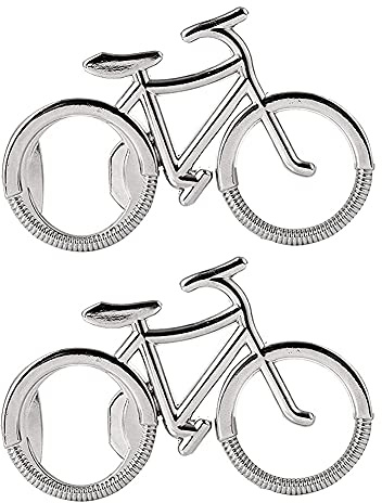 Rinteea 20 Unids/Lote Abridor de de Cerveza de Metal de Bicicleta Llaveros para Abrebotellas Regalo para Ciclismo