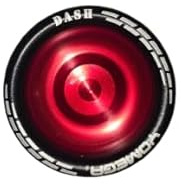Yomega Dash Yoyo – Pro Aluminium-Metall, nicht reagierendes Yoyo mit Kugellager in C-Größe für fortgeschrittene Jojo-Tricks + extra 5 Saiten + Handschuh + Tasche + Stanzform