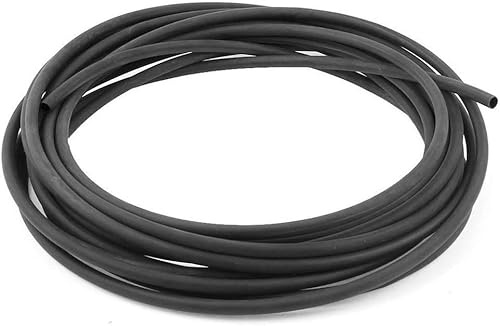 KafTon Black 2:1 Heat Shrink Tubing, Electrical Insulation Heat Shrink Wrap Cable Sleeve, 1 Cut Length of 3meter (3.2mm)