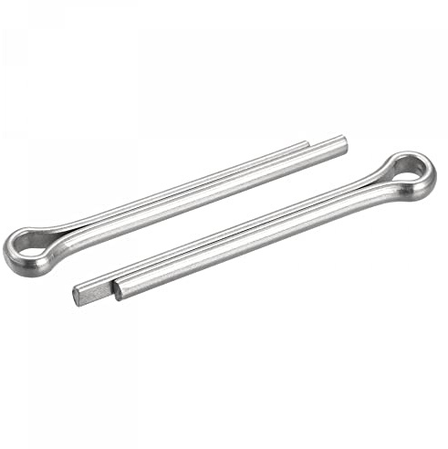 sourcing map 5 Stück Splintstift Geteilter Splint Befestigung Clip Zubehör aus Edelstahl Sicherungssplinte für Automobil 5 mm x 45 mm