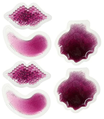 SOLUSTRE 6stücke Teiliges Gel-kühlpad Für Gesicht Und Augen Wiederverwendbare Kälte Und Wärmepackungen Zur Linderung Von Schmerzen Schwellungen Und Müdigkeit Für