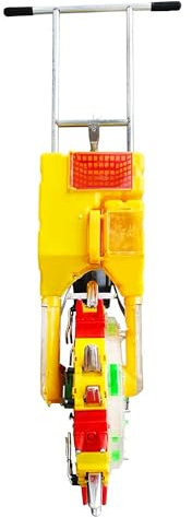 WTTTTW Manual Seeder Spreaders, Hand-push Roller Seeding Seeder and Fertilizer Applicator, Garden Seed Planter for Corn Soybean Peanut Cotton,8 Mouths
