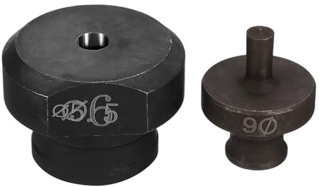 QUARKZMAN Troqueladora Hidráulica para Perforar Agujeros 6mm Precisión Perforación de Agujeros Eléctrica Hidráulica para Máquina Perforadora Hidráulica MHP-20 JP-20 Burdeos Y Negro