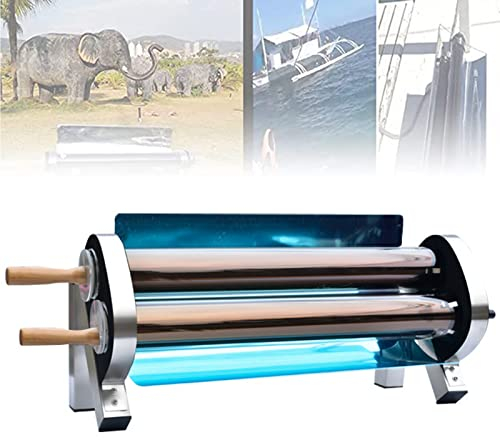 Gril solaire en acier inoxydable d'une capacité de 2,6 L – Sans fumée de qualité alimentaire, réutilisable, camping en plein air – Délicieux four à pain