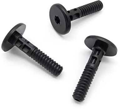 VVO Fasteners- Schwarz Kunststoff-Clips. Seitenschweller, Schwellerverkleidung. Kompatibel mit einigen BMW 3er-Reihe, 1er-Reihe, X1, (10 Stk)