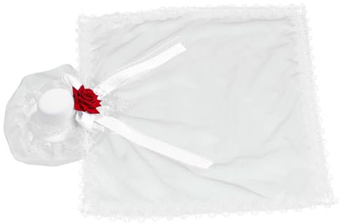 OATIPHO Vintage Hochzeitskopfschmuck Mit Schleier Eleganter Lolita-Stil Für Tea Parties Und Brautveranstaltungen Leicht Und Bequem Aus Spitze Und Gefertigt