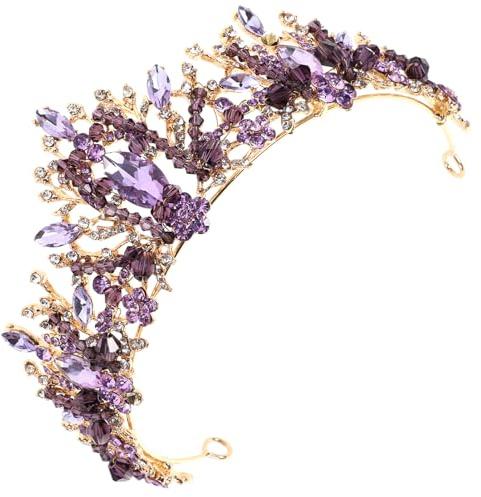 Ipetboom 1pezzi Corona Elegante per Capelli da Sposa Cercietto da Sposa Realizzato Materiali di Copricapo da Delicato e Resistente