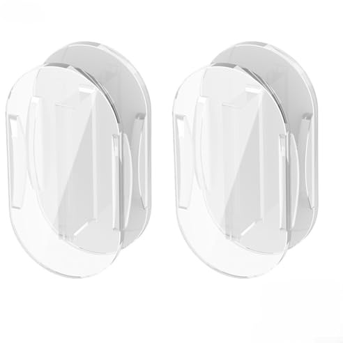 Besttoolifes 2PCS Acrylic USB Cable Organizer For IMac And Various Surfaces, High-Gloss Transparent Or Black Desk Cord Holder, Clutter-Free Management Kit For Home Office Or Travel(transparent)