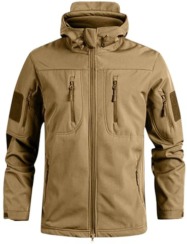 Générique Camouflage Chasse Tactique Camouflage Chantier Treillis Softshell Tenue Tactiques Bombers Homme Militaire Ski Chasse Polaire avec Parka M