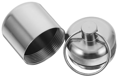 NIYANGLE Portable Metal Earplug Storage Case with Keychain for Noise Reduction, Water Resistant Aluminium Alloy Earplug Box for Travel and Concert Use