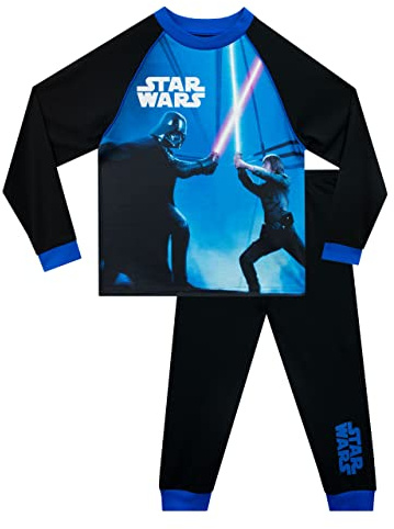 Star Wars Boys Star Wars Glow in the Dark Pyjamas - Snuggle Fit - Age, 8-9 Years, Multicoloured