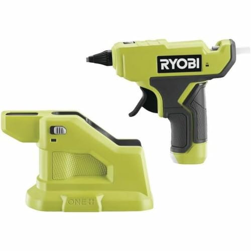 RYOBI 18 V ONE+ Akku-Heißklebepistole RGLM18-0 (Klebestickdurchmesser 7 mm, Düsendurchmesser 1,8 mm, Temperaturbereich bis 170°C, inkl. 3x Klebesticks, ohne Akku und Ladegerät)
