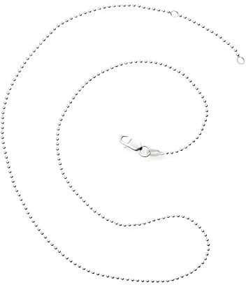 Drachenfels Kugelkette I Halskette für Anhänger aus hochwertigem 925 Sterling Silber I In Goldschmiedequalität gefertigt I D KK 52