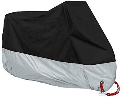 WTAXBH Motorrad-Abdeckung Fahrrad Staubdichtes UV-Schutz-All Season Outdoor Indoor Motorroller Motorrad Regen-Abdeckung M L XL 2XL 3XL 4XL Motorradabdeckung (Size : M)
