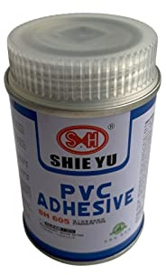 PVC Grey Metric Plumbing Fittings Pipe Tubing for Aquarium Fish Tank Pond Solvent Weld Plumbing Connectors (Solvent Weld Glue, 25mm)