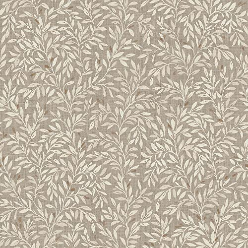 Next Ditsy Leaf Neutral Removable Wallpaper, Natural