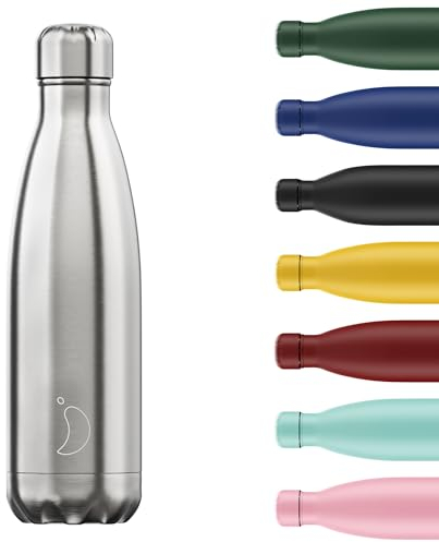 Chilly's Water Bottle - Stainless Steel and Reusable - Leak Proof, Sweat Free - Stainless Steel - V2-1.8L