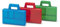 Room Copenhagen LEGO Sorting Cases To Go Portable Storage Box Set of 3, Rectangular Hinged Lid, 190 x 160 x 35 mm, Red, Non-Toxic, LEGO Storage Box, Toys & Games