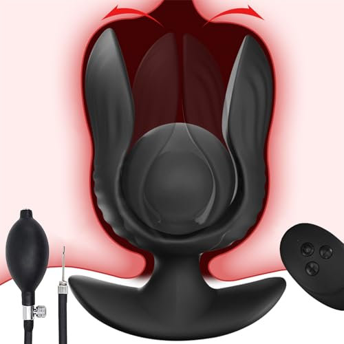 YcsLust Dildo Vibrator Analplug für Männer mit 10 Vibrationsmodi, Prostata Stimulation Männer Anal Dildo aus Silikon, Analvibrator Butt Plug mit Fernbedienung, Sexspielzeug für Mäner & Paare wasserdi