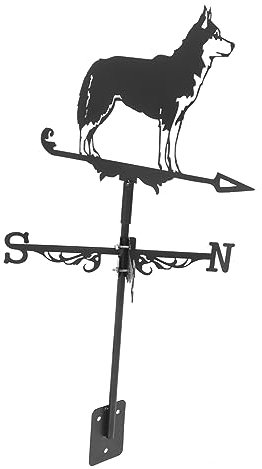 BESPORTBLE Wetterfahne Gartenstecker Windrichtungsanzeiger Für Dach Garten Und Hinterhof Dekorativer Windvane Mit Hundemotiv Robust Und Langlebig Für Gartenliebhaber