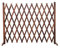 YSINOBEAR Solid Wood Expanding Fence, Fold-able Design, Lightweight, Expanding Freestanding Wooden Trellis Fence, Wooden Decorative Lattice Screen Trellis (35cm)