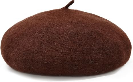 Coubeau Frauen Klassische Der Französische Künstler Baskenmütze für Frauen und Mädchen Einfarbig Warm Beret