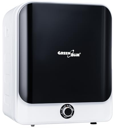 Green Blue GB415 Elektrischer Wäschetrockner | 3 kg Füllgewicht | Einstellbare Trockenzeit 20-180 Minuten | 830 W Leistung | Ablufttrockner für Kleidung | Freistehend oder Wandmontage