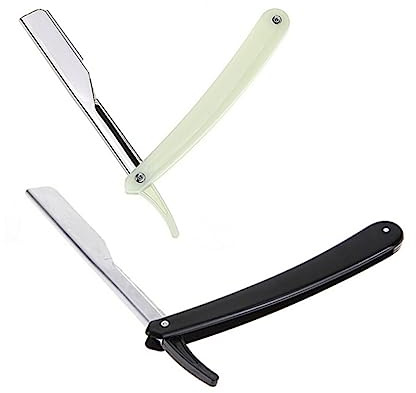 TOVINANNA Rasiermesser Aus Metall Barbier Rasierklinge Friseurladen Haarschneider Für Männer Rasierapparat Rasierer Kabellose Haarschneidemaschinen Haaransatz Gesicht Trimmer Barbiere Weiß