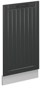 Vicco Pannello frontale della lavastoviglie Fame-Line, Antracite casa di campagna, 45 cm senza piano di lavoro, per la combinazione con altri moduli della serie Fame-Line