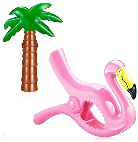 Clip per asciugamani da spiaggias grandi mollette da spiaggia clip Grandi clips per asciugamani per pioli antivento Clip da Viaggio Sicure per Spiaggia, Giardino, Piscina (C)
