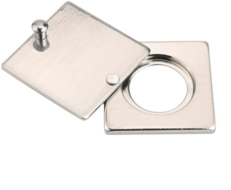 Schlankes Design Türspion Abdeckung bietet verbesserten persönlichen Raumschutz aus stabiler Zinklegierung und einfach zu installieren Funktionen (gebürstet)