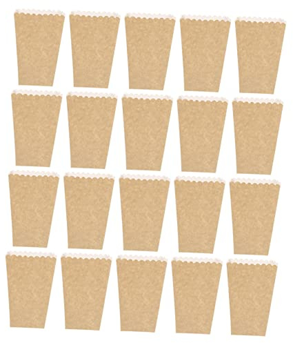 LABRIMP 50 Stück Popcorn Boxen aus Pappe Hochwertige Partyverpackung für Süßigkeiten und Snacks für Hochzeiten Shower und Geburtstagsfeiern Robuste und Fadefreie Kartons im Kino Stil