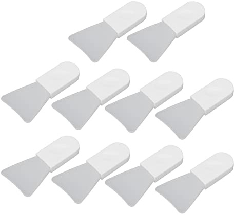 Silicone Facial Mask Aplicator Cepillo suave Mango cómodo Propósito múltiple para la loción del cuerpo de barro facial Pabitada (Estilo de pulgar en forma de pala)