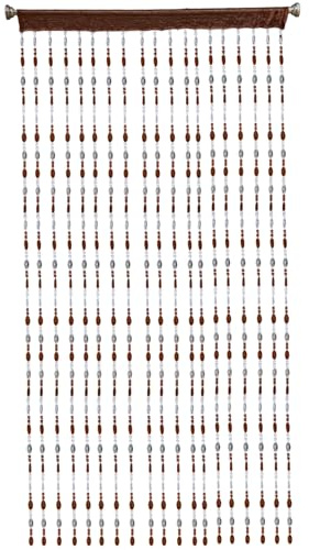Beaded Door Curtain 39.4x78.7 inch Elegant Tassel Line Beaded Door Curtain Fly Screen for Home Decor, Doorways, Room Dividers & Party Decorations, Bead Curtains for Doorways, Bead