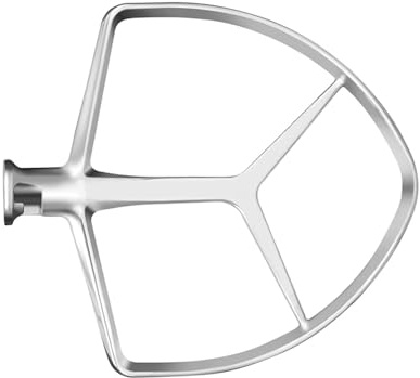 JSGHGDF Stainless Steel Flat Beater For 7QT Tilt Stand Mixer Attachment For Kitchen Paddle Baking Pastry Dough Mixing Stainless Steel Beater Replacement