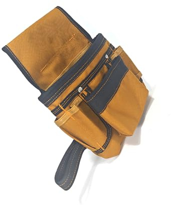Arbeitsgürtel zum Halten von Werkzeugen, verstellbare Taillenstütze, ergonomisches Design, abnehmbare Taschen, verstärkte Stoff Werkzeuggürtel für Männer