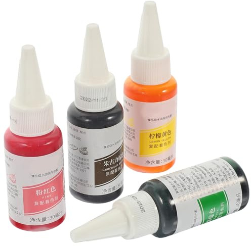 SOESFOUFU Ensemble de Colorants Alimentaires Liquides pour Décoration de Gâteaux et Pâtisserie, Kit de Décoration D'œufs Ingrédients Naturels pour Cuisson et Glaçage