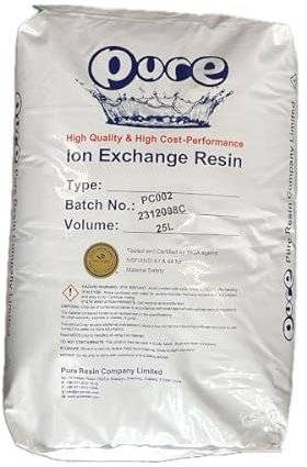 Resina Cationica Puresoft Forte Addolcimento Sacco 25 litri depurazione Addolcitore acqua