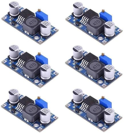 ICQUANZX 6 Paquetes DC a DC Buck Converter 3.0-40V a 1.5-35V Módulo regulador Reductor de la Fuente de alimentación