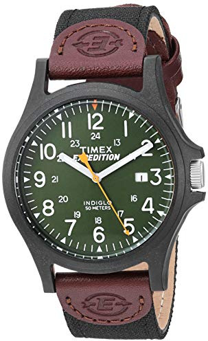 Timex Men's TWF3C8430 Expedition Analog Display Analog Quartz Black Watch