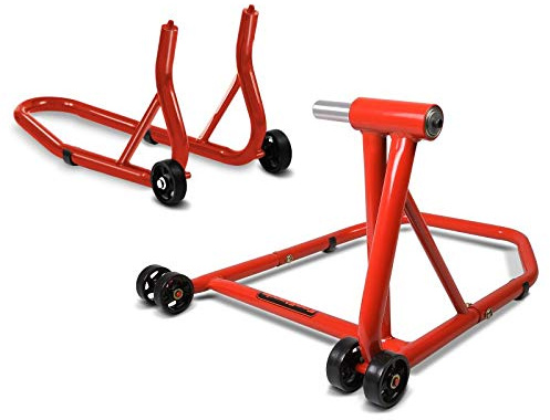 Einarm Montageständer Set kompatibel mit Ducati Hypermotard 950 19-25 hinten vorne CLR