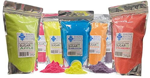 Baking Beauty and Beyond Premium Candy Floss Sugar 200g - Parma Violet Flavour