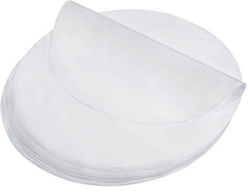 8 Inch Baking Parchment Circles，100 Pcs Round Cake Liners Baking Parchment Paper Non Stick Rounds Greaseproof Paper Sheets for Cake Tins Patty Separating Air Fryer Liners