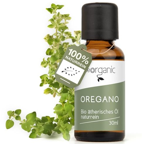 NeoOrganic® Bio Oregano Öl [Premium Grade] mit 80% Carvacrol - Oreganoöl zum Einnehmen - 100% naturreines ätherisches Öl - Der echte Oregano: Origanum Vulgare - 30ml
