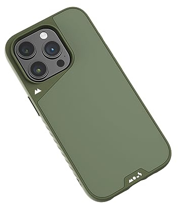 Mous Case for iPhone 15 Pro Max MagSafe Compatible - Limitless 5.0 - Forest Green - Protective iPhone 15 Pro Max Case - Shockproof Phone Cover