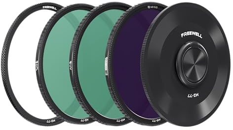 Freewell M2 Lot de 3 Paquets Magnétiques à échange Rapide ND1000, CPL, UV 77 mm