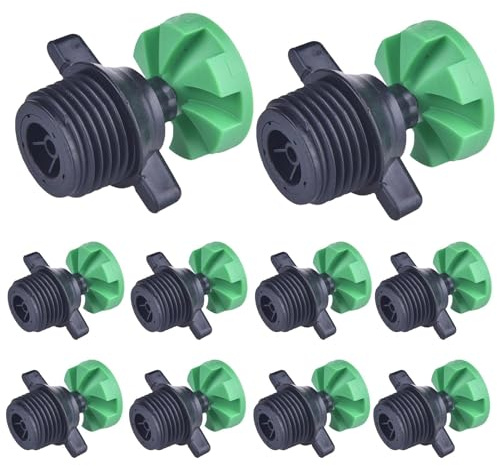 Cabezales de riego de 1/2 pulgada, aspersor de césped de 360 grados, sistema de riego flexible para jardín, granja, césped, riego de patio